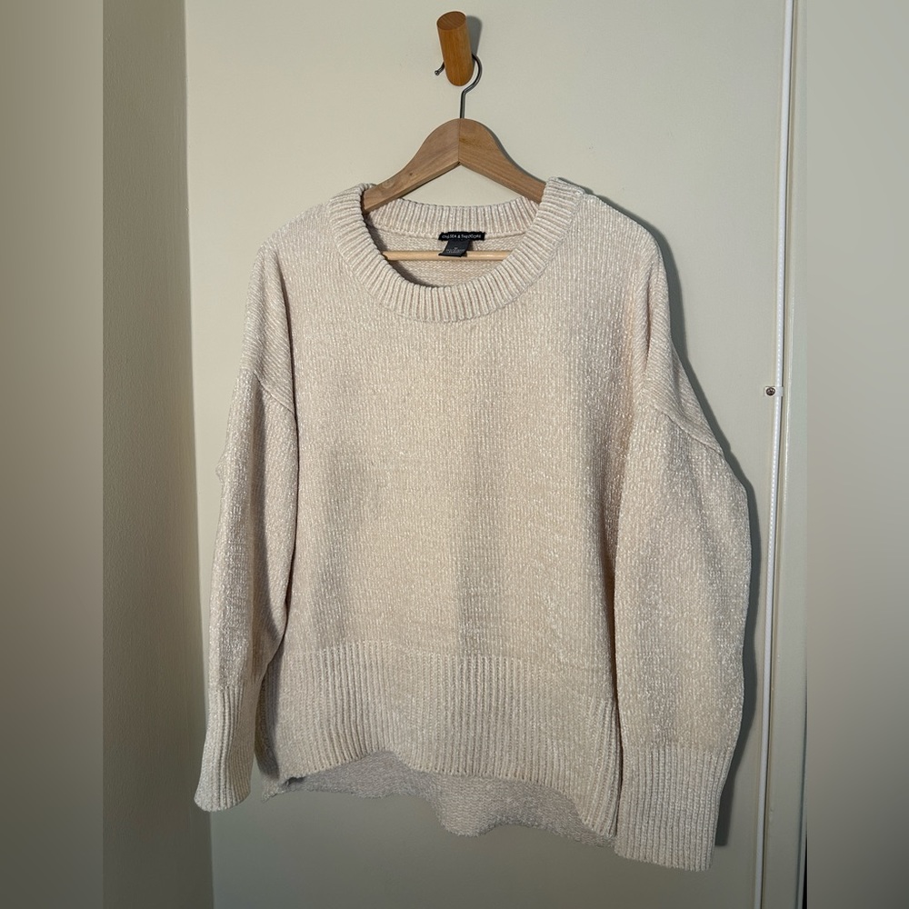 Chelsea and Theodore Chenille Sweater